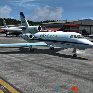 FLYSIMWARE – FALCON 50 “獵鷹50” 三發公務機 FSX P3D 更新至 v1.6