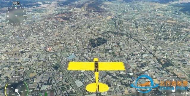 《微軟模擬飛行：2020》萬米高空，一覽無余，腳下就是你家-6538