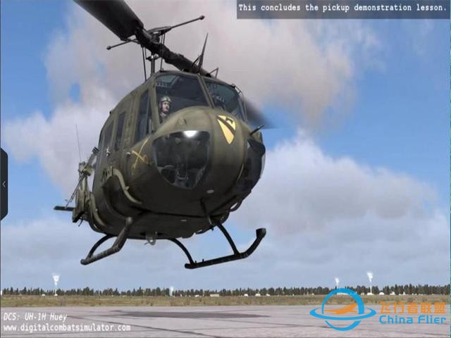 最真實的游戲 DCSWorld UH-1H休伊直升機 訓練 接載示范 中文注釋-7655