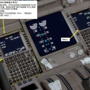 模擬飛行P3D 波音777客機 中文指南 2.6控制顯示單元