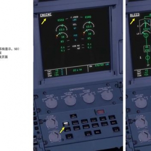 模擬飛行 FSX 空客320 中文指南 2.5系統顯示