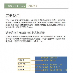 #這個游戲好玩嗎# DCS UH 1H Huey休伊直升機 中文手冊 武器使用