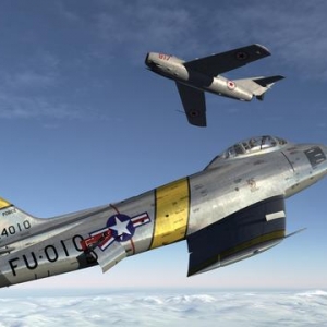 DCS World:F-86F(佩刀)戰(zhàn)斗機精美圖集