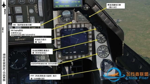 DCS F-16CM戰斗機 VIPER毒蛇 中文指南 3.13指示燈-3491 DCS F-16CM戰斗機 VIPER毒蛇 中文指南 3.13指示燈-3491