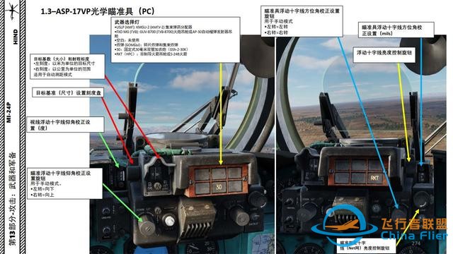 模擬飛行 DCS Mi-24P直升機 中文指南 13.2光學瞄準具-5219 模擬飛行 DCS Mi-24P直升機 中文指南 13.2光學瞄準具-5219