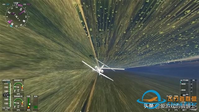 《微軟模擬飛行2020》游戲數(shù)據(jù)又出錯了，巴西出現(xiàn)異次元天坑-1080