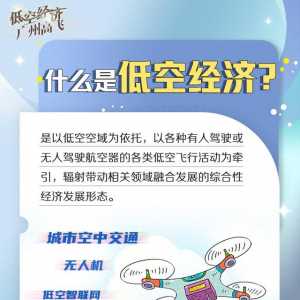 圖解 | 不止于“打飛的”，廣州低空經濟如何“領飛”？