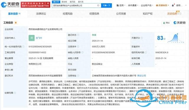 重慶通航西雙版納文旅集團成立通用航空公司-3912